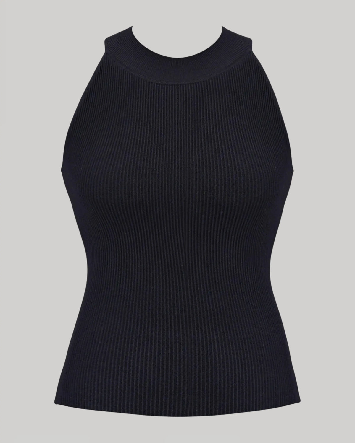 High Neck Top in Black, photo 2