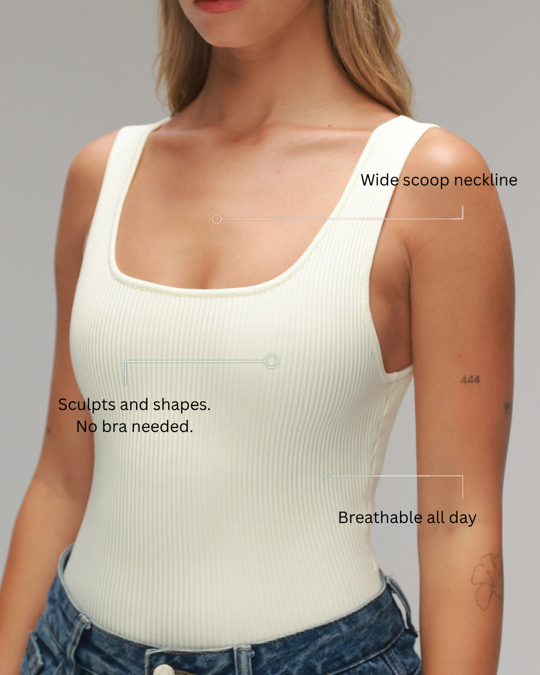 Tank Top in Pearl, photo 3