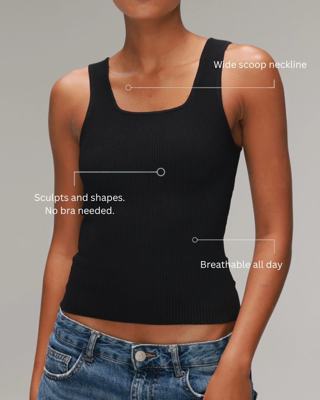 Tank Top in Black, photo 4