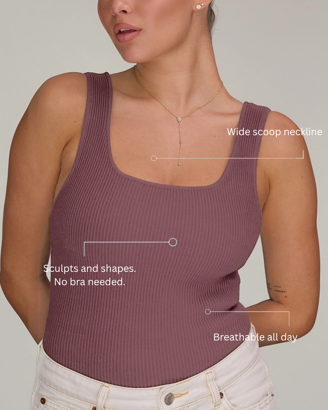 Tank Top in Rosewood, photo 3