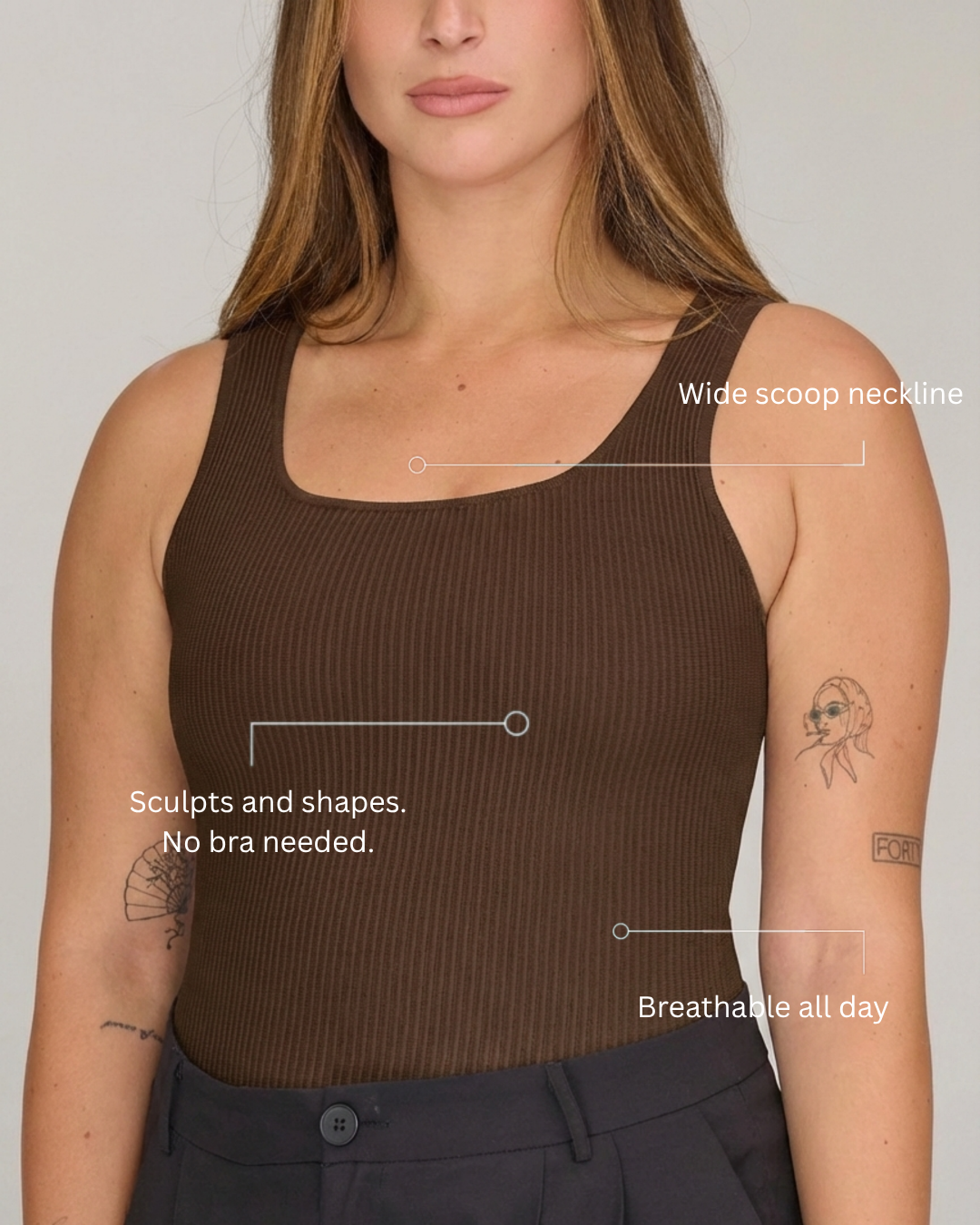 Tank Top in Espresso, photo 3