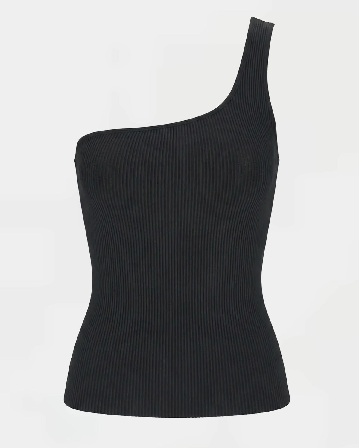 One Shoulder Top in Black, photo 2