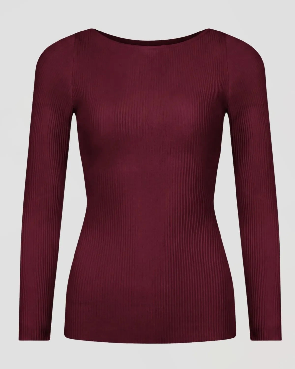Long Sleeve Top in Burgundy, photo 2