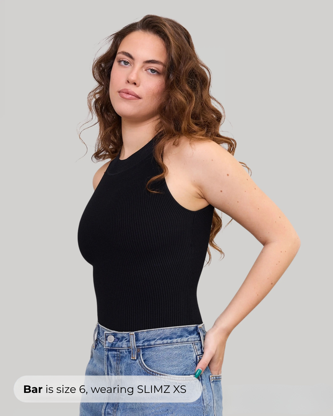 High Neck Top in Black, photo 7