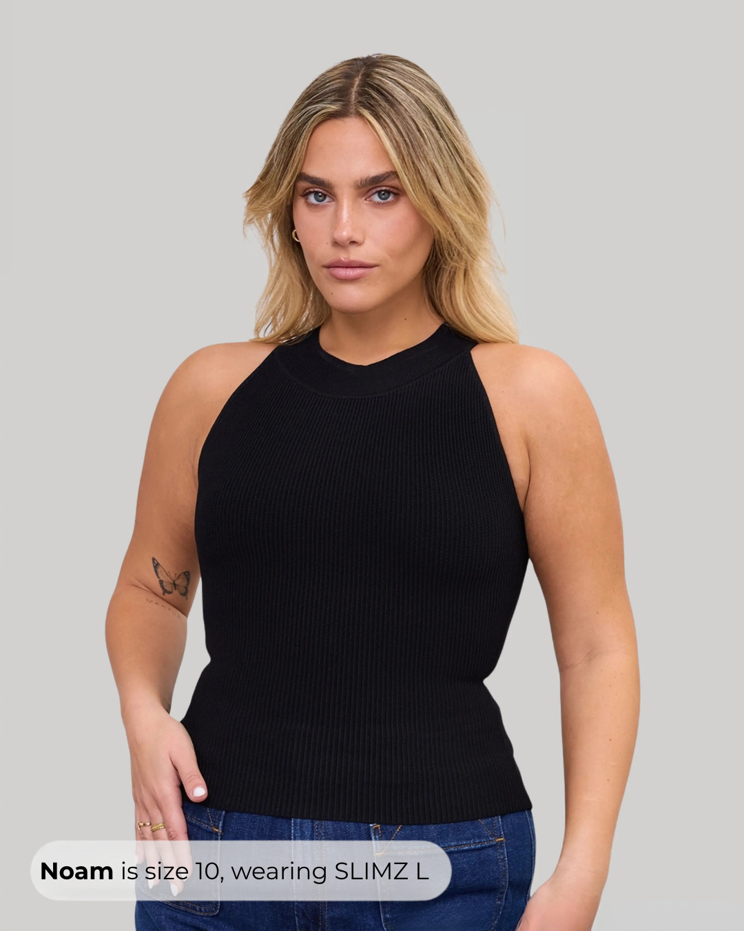 High Neck Top in Black, photo 11