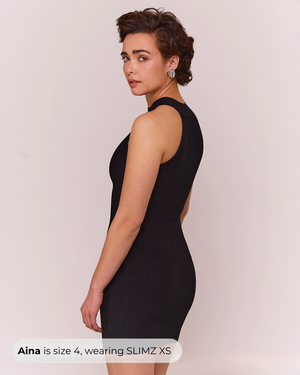High Neck Dress — Black, image 4