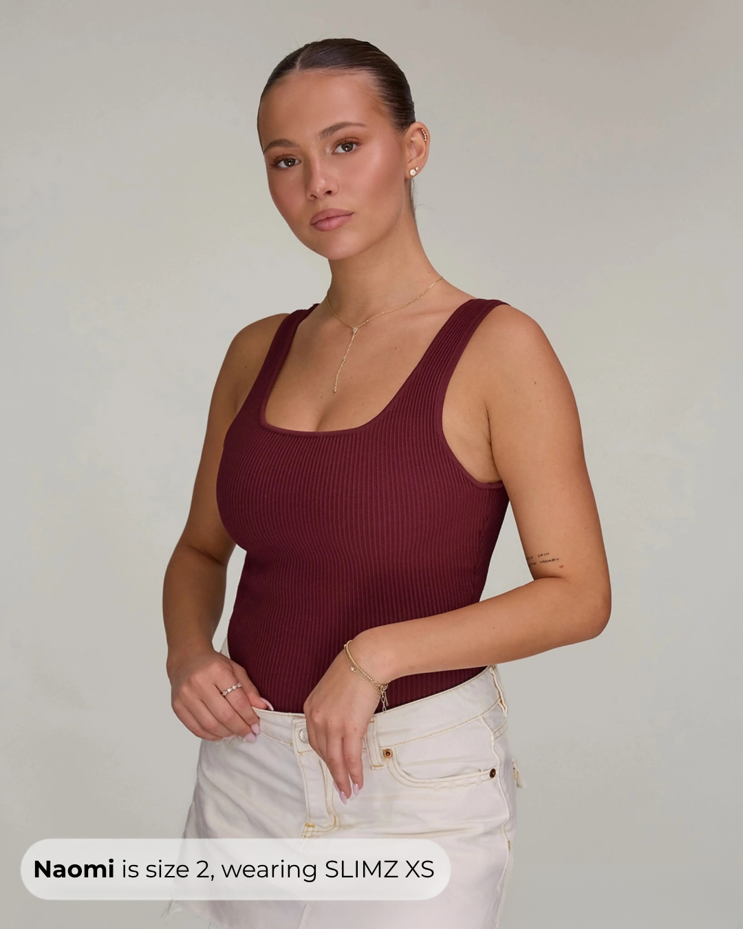 Tank Top in Burgundy, photo 4