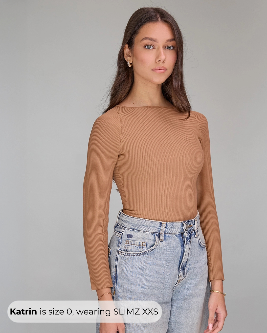 Long Sleeve Top in Mocha, photo 4