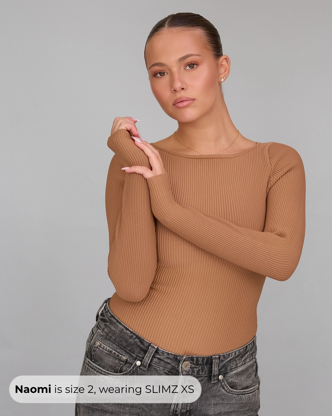 Long Sleeve Top in Mocha, photo 7