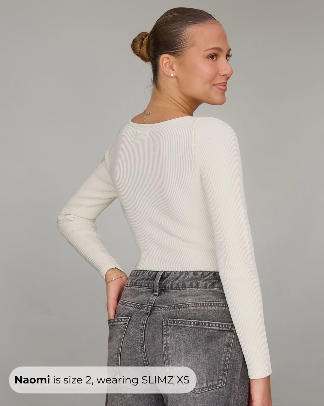 Long Sleeve Top in Pearl, photo 7