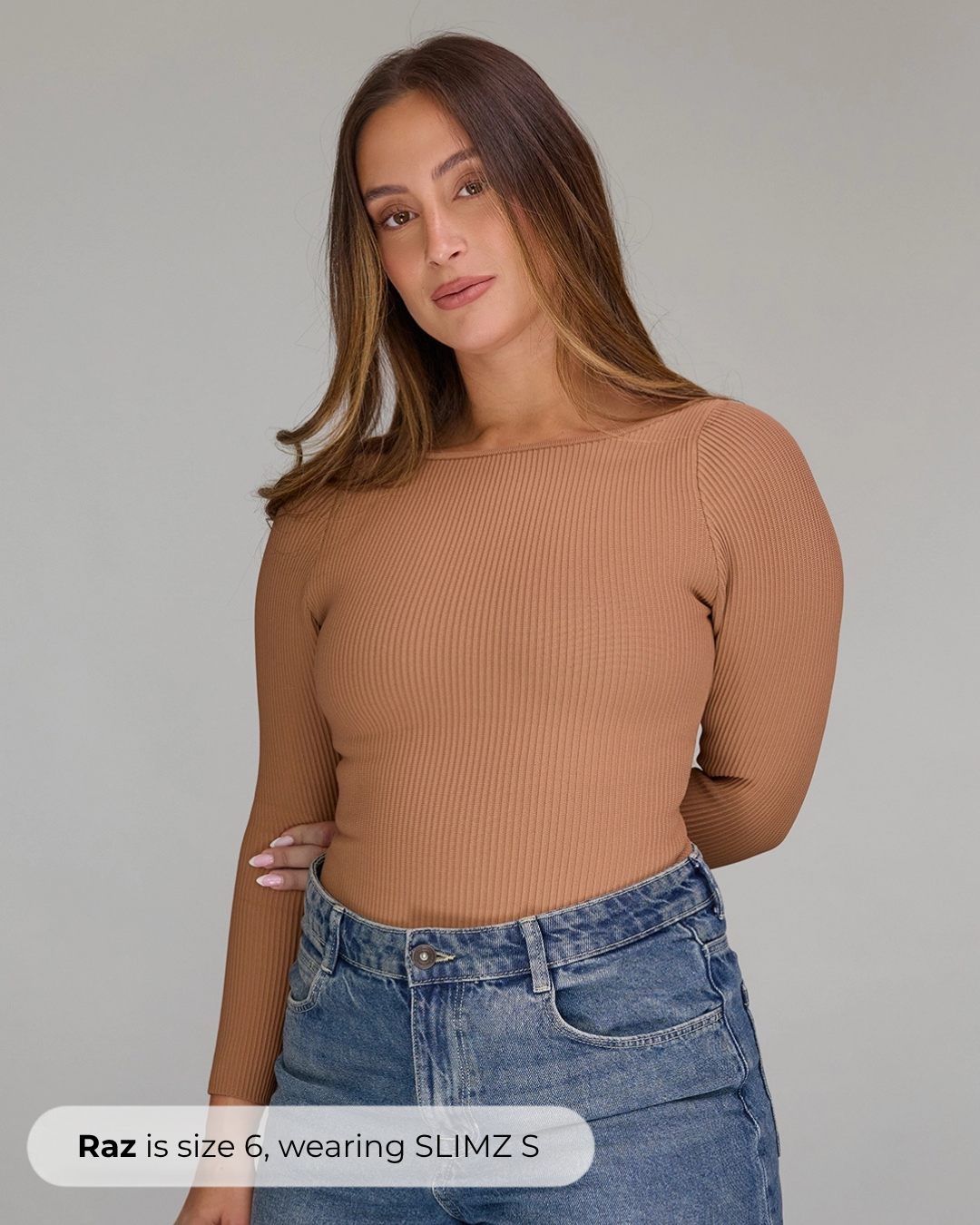 Long Sleeve Top in Mocha, photo 12
