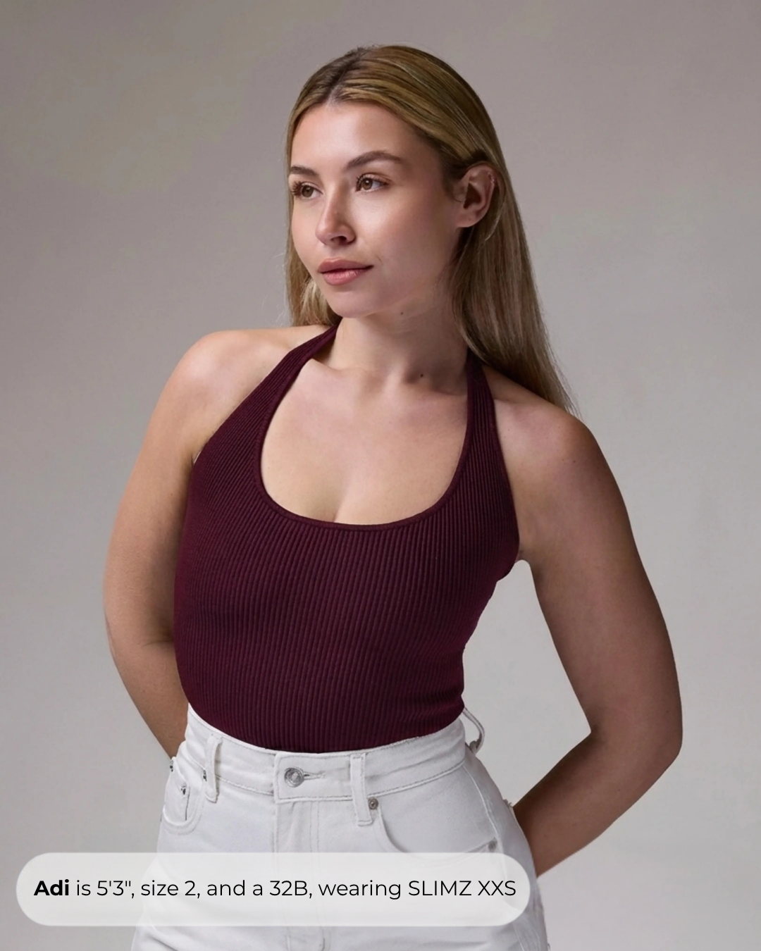 Halter Top in Burgundy, photo 4