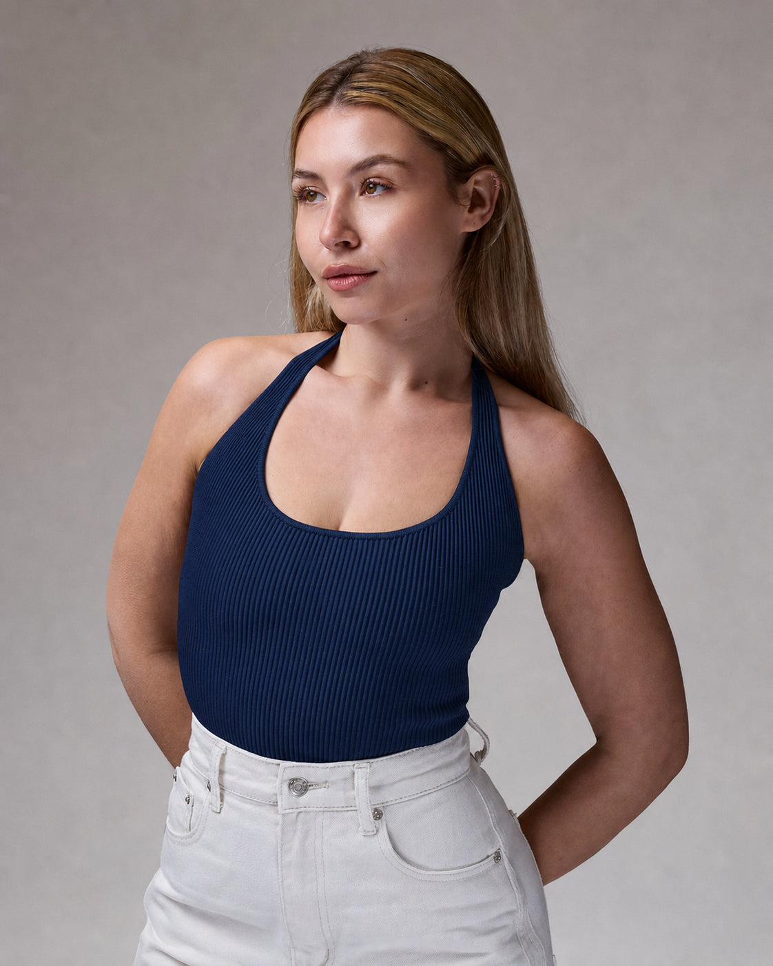 Halter Top in Royal Blue, photo 5