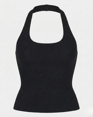 Halter Top — Black, image 2