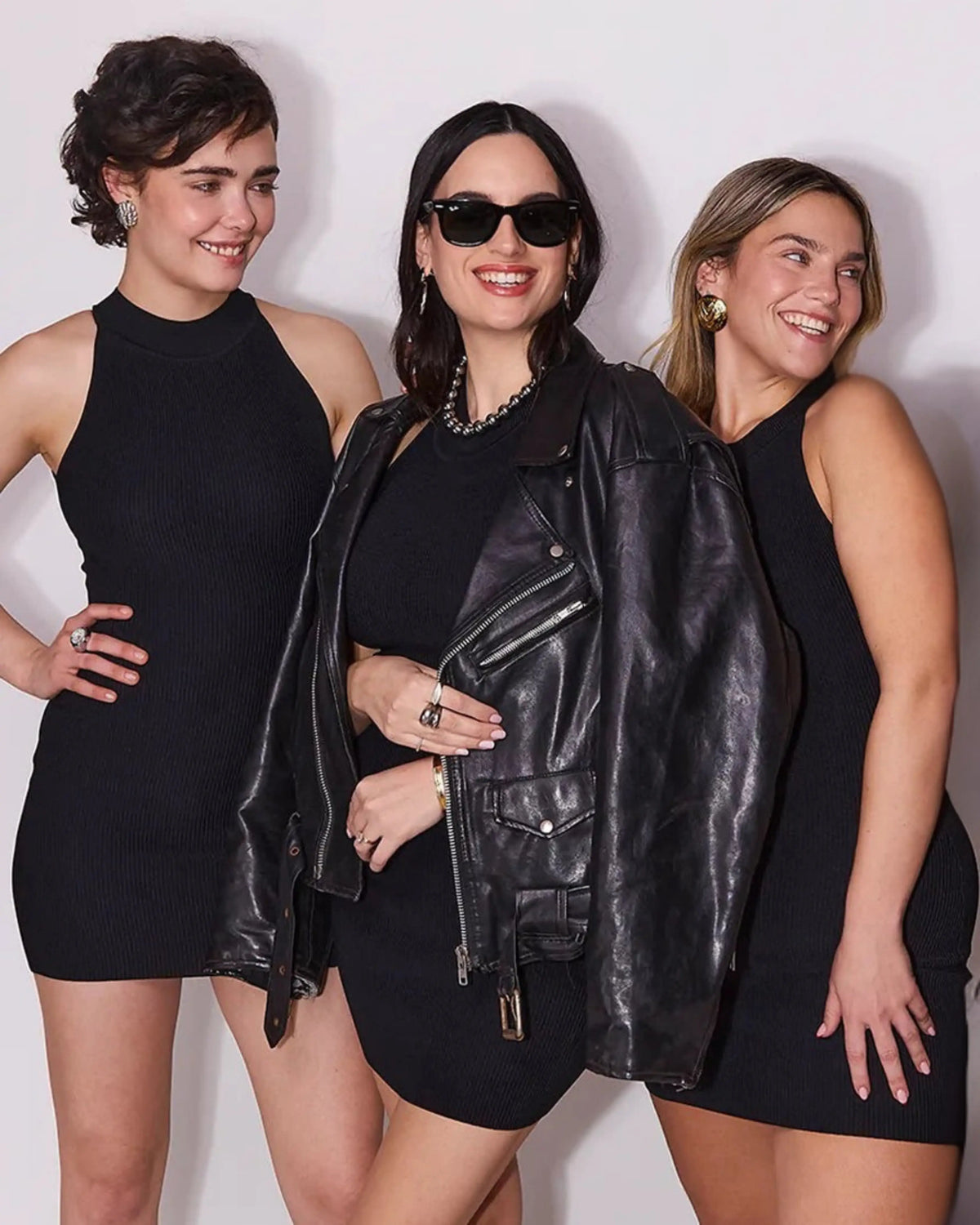 High Neck Dress in Black, photo 3