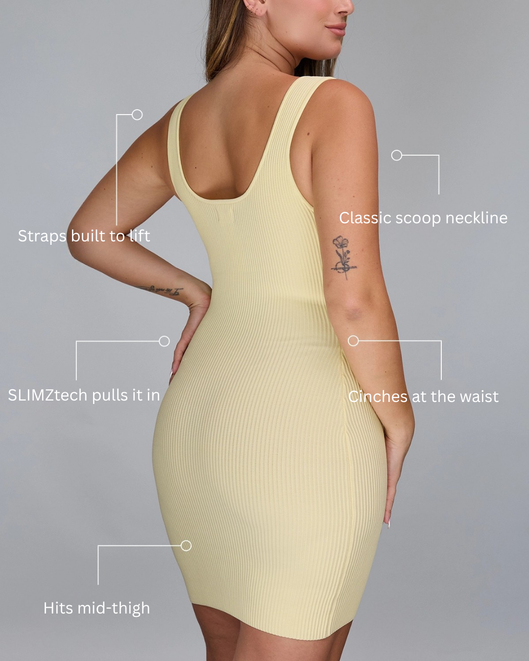 Tank Dress in Amalfi Lemon Pie, photo 3