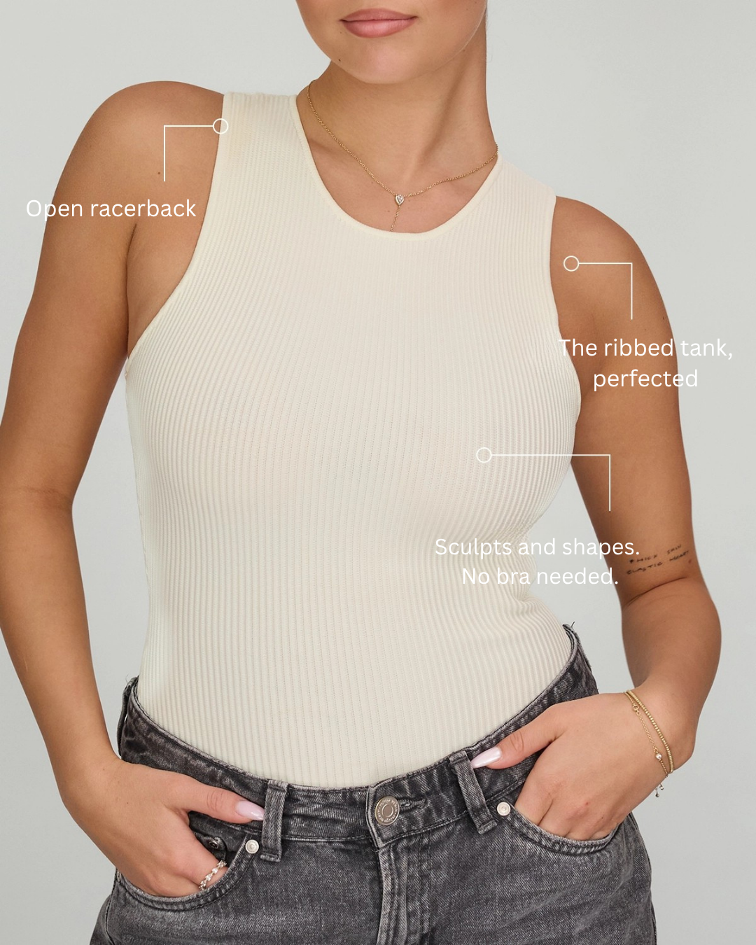 Racer Top in Pearl, photo 3