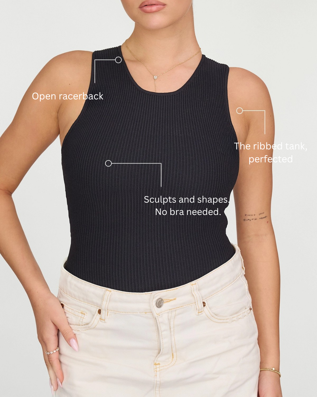 Racer Top in Black, photo 3