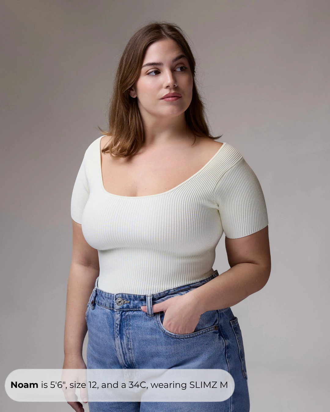 Short Sleeve Top in Pearl, photo 9