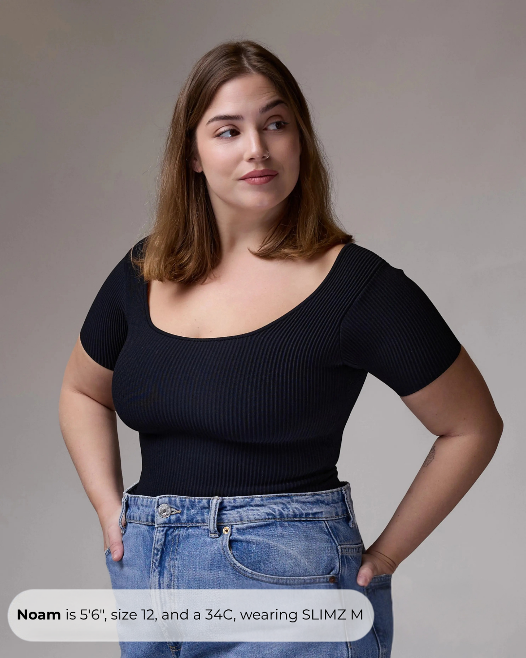Short Sleeve Top in Black, photo 10