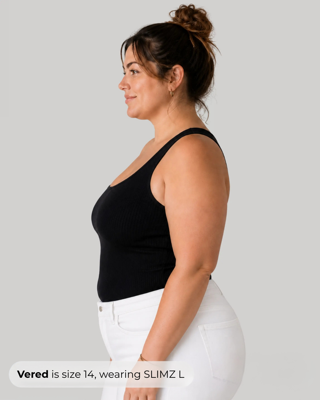 One Shoulder Top in Black, photo 12