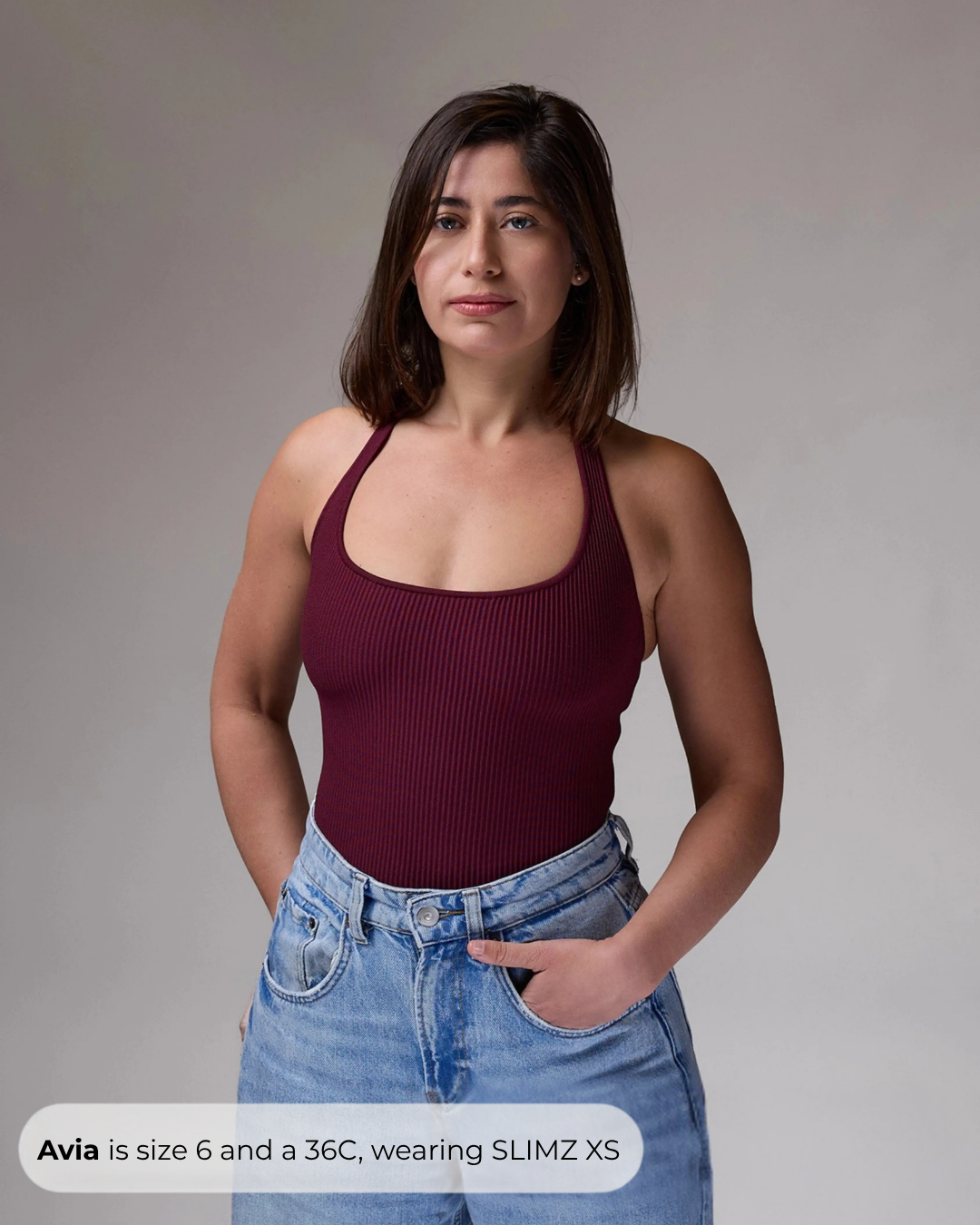 Halter Top in Burgundy, photo 7