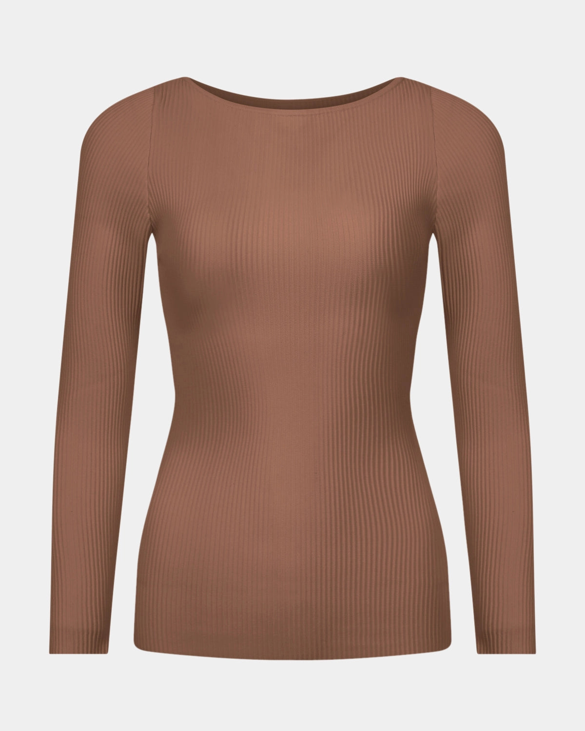 Long Sleeve Top in Mocha, photo 2