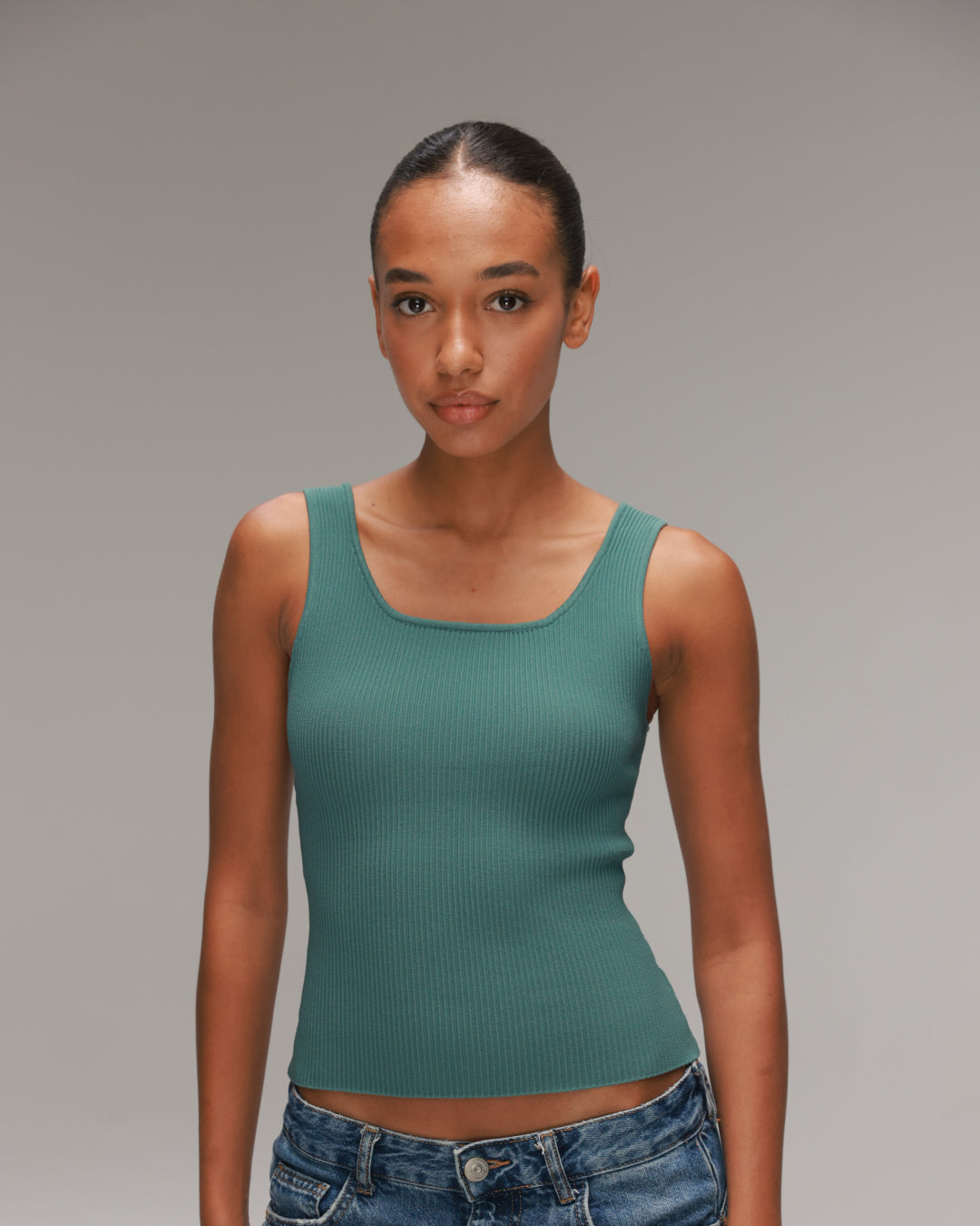 Tank Top in Oasis Green