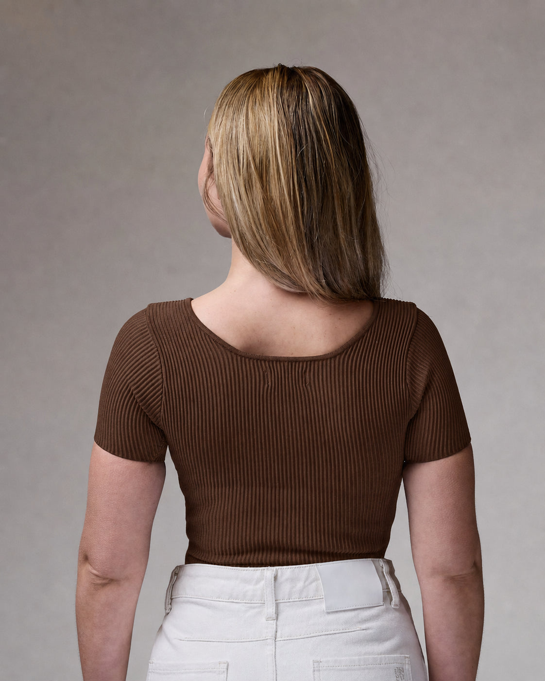 Short Sleeve Top in Espresso, photo 5