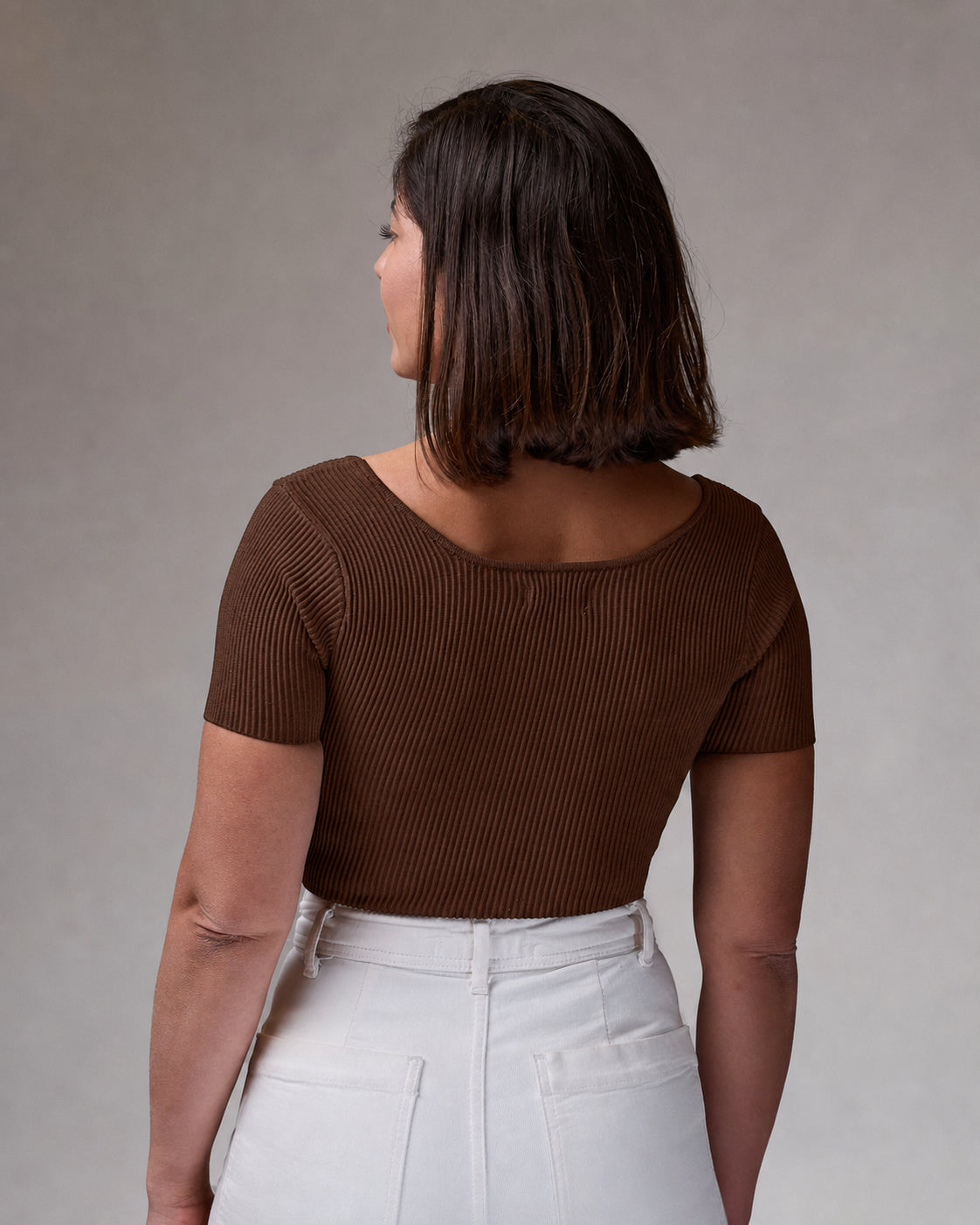 Short Sleeve Top in Espresso, photo 8