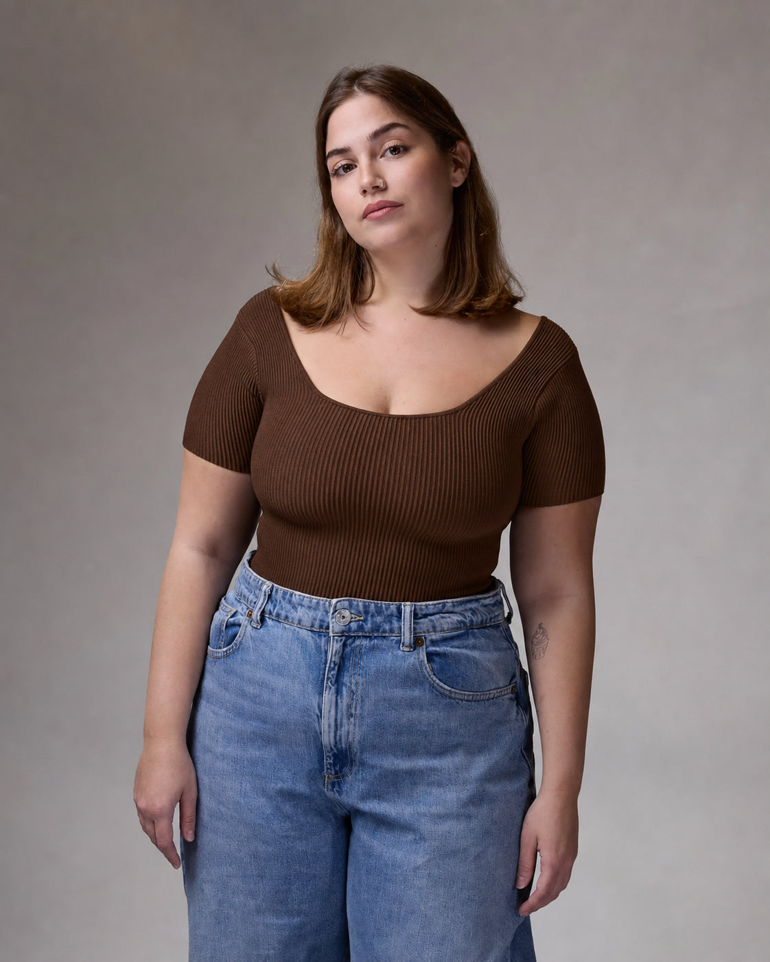 Short Sleeve Top in Espresso, photo 9