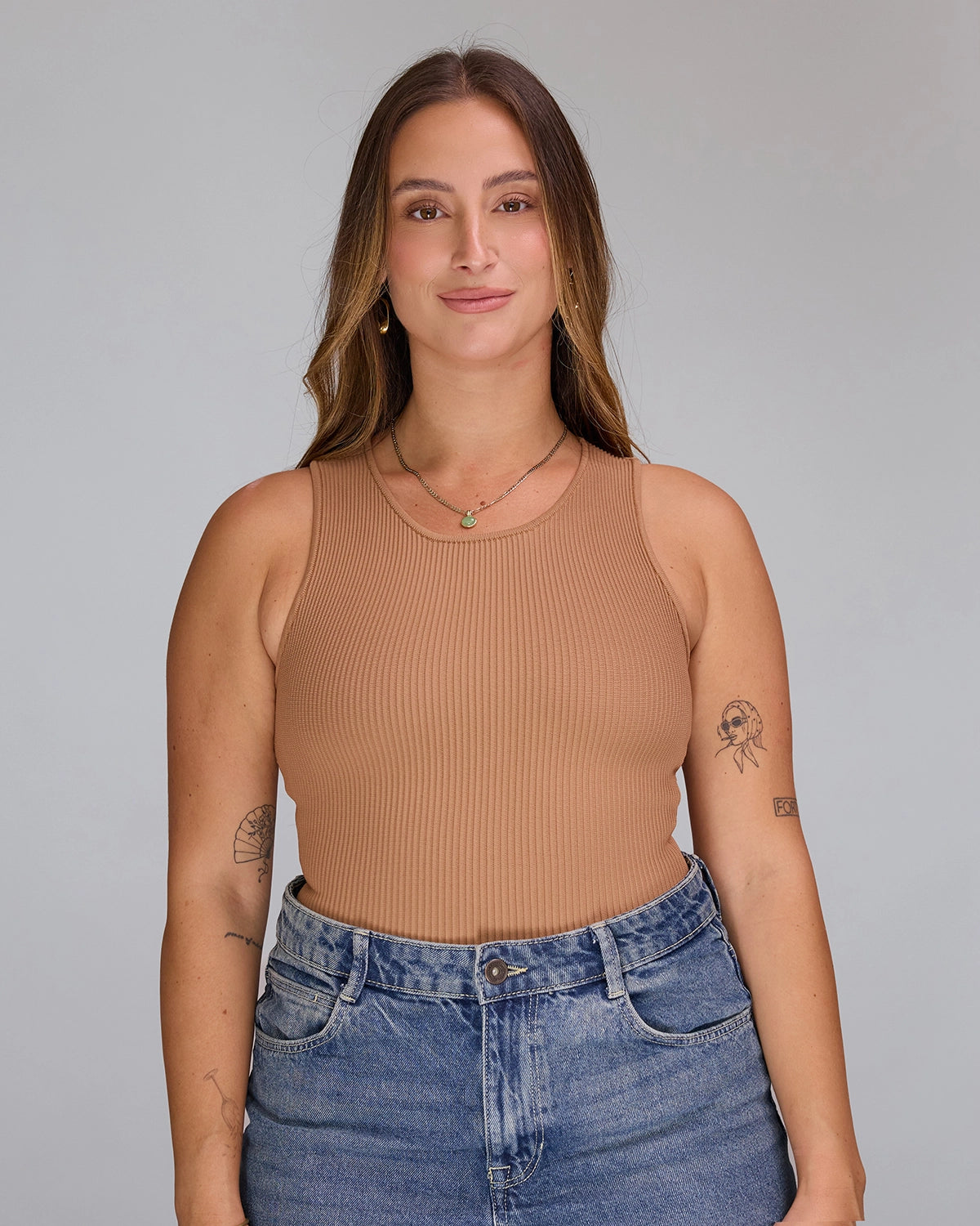 Racer Top in Mocha, photo 14