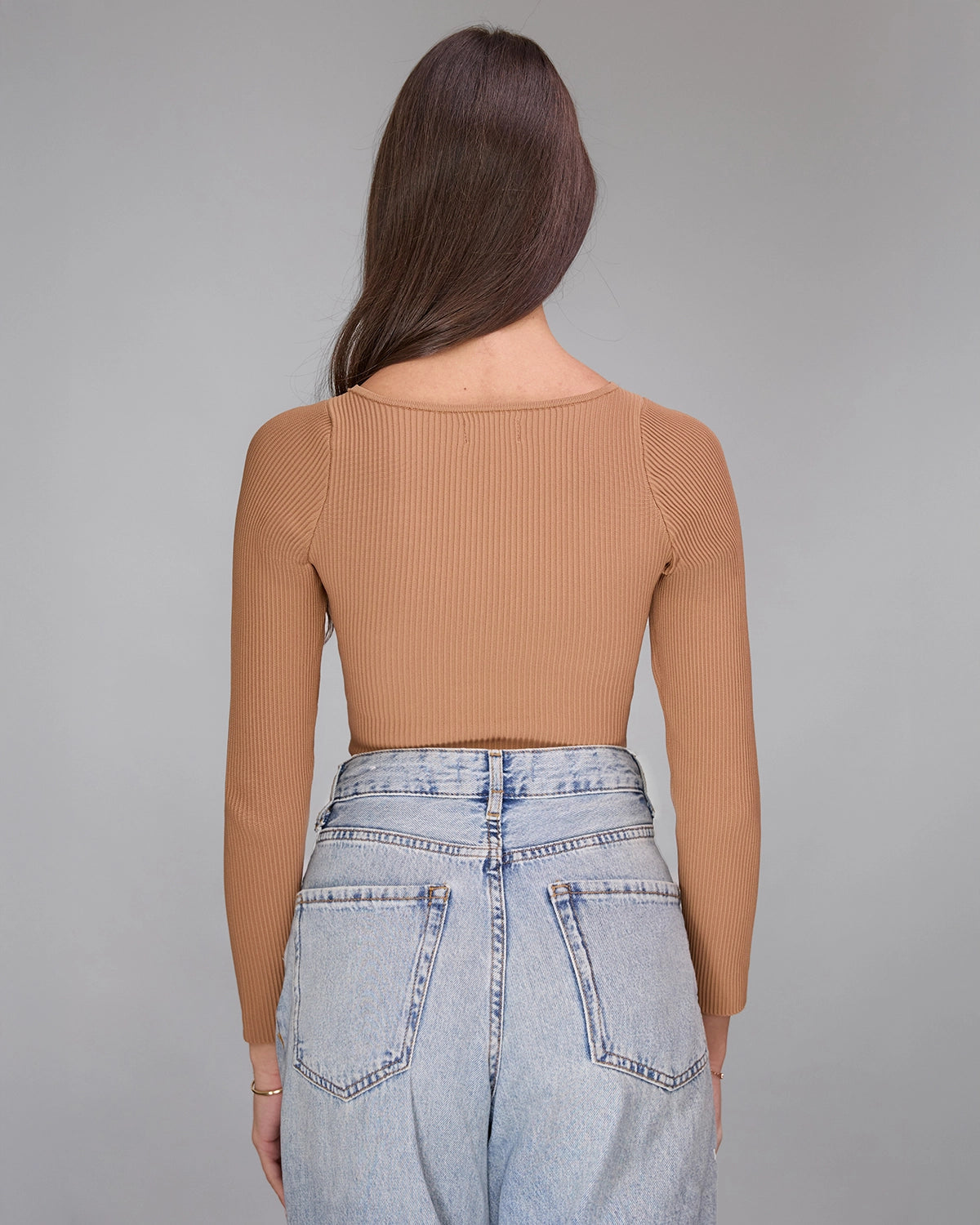 Long Sleeve Top in Mocha, photo 5