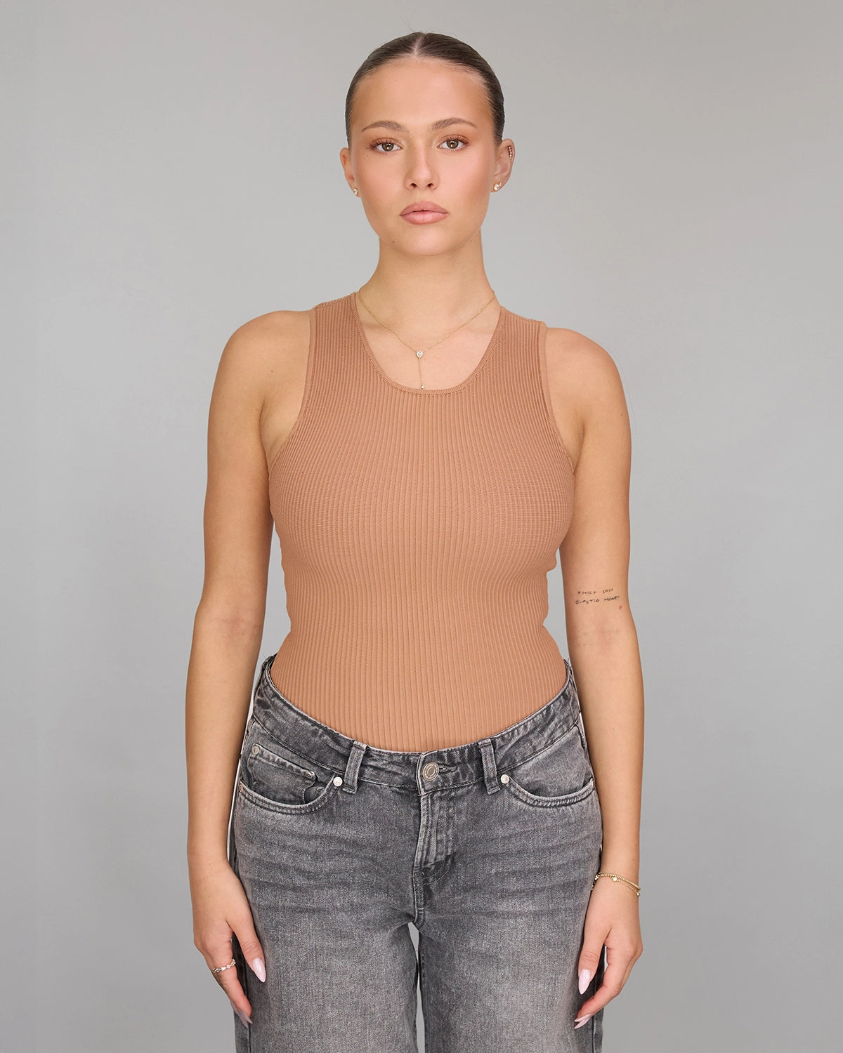 Racer Top in Mocha, photo 7