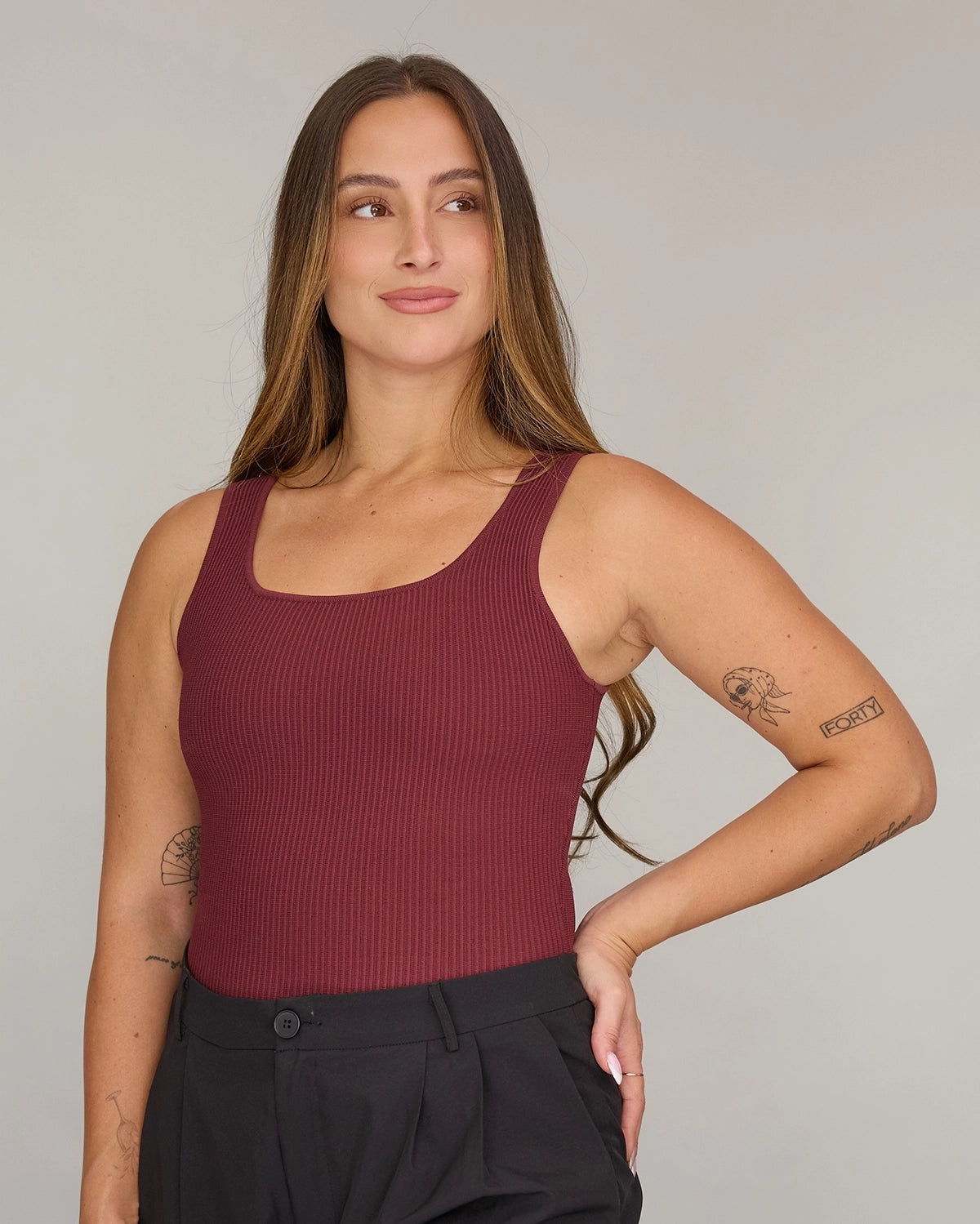 Tank Top in Burgundy, photo 11