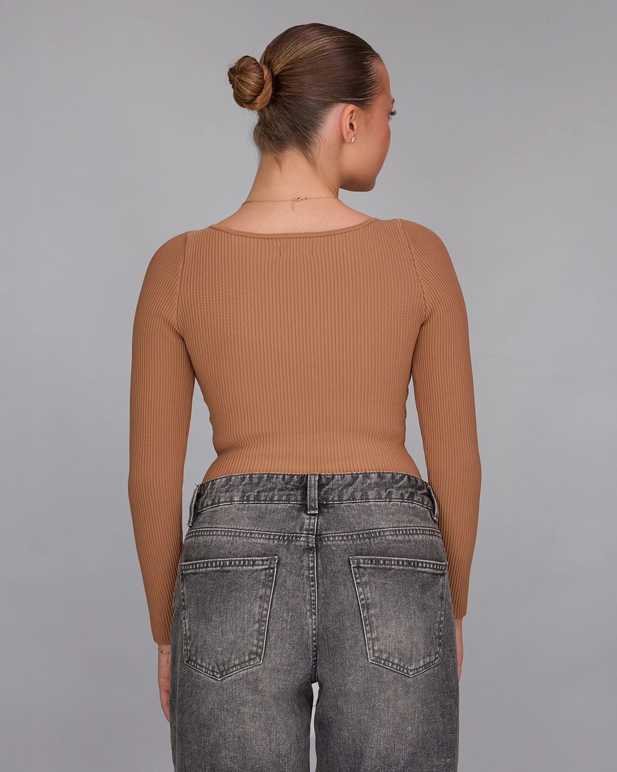Long Sleeve Top in Mocha, photo 10