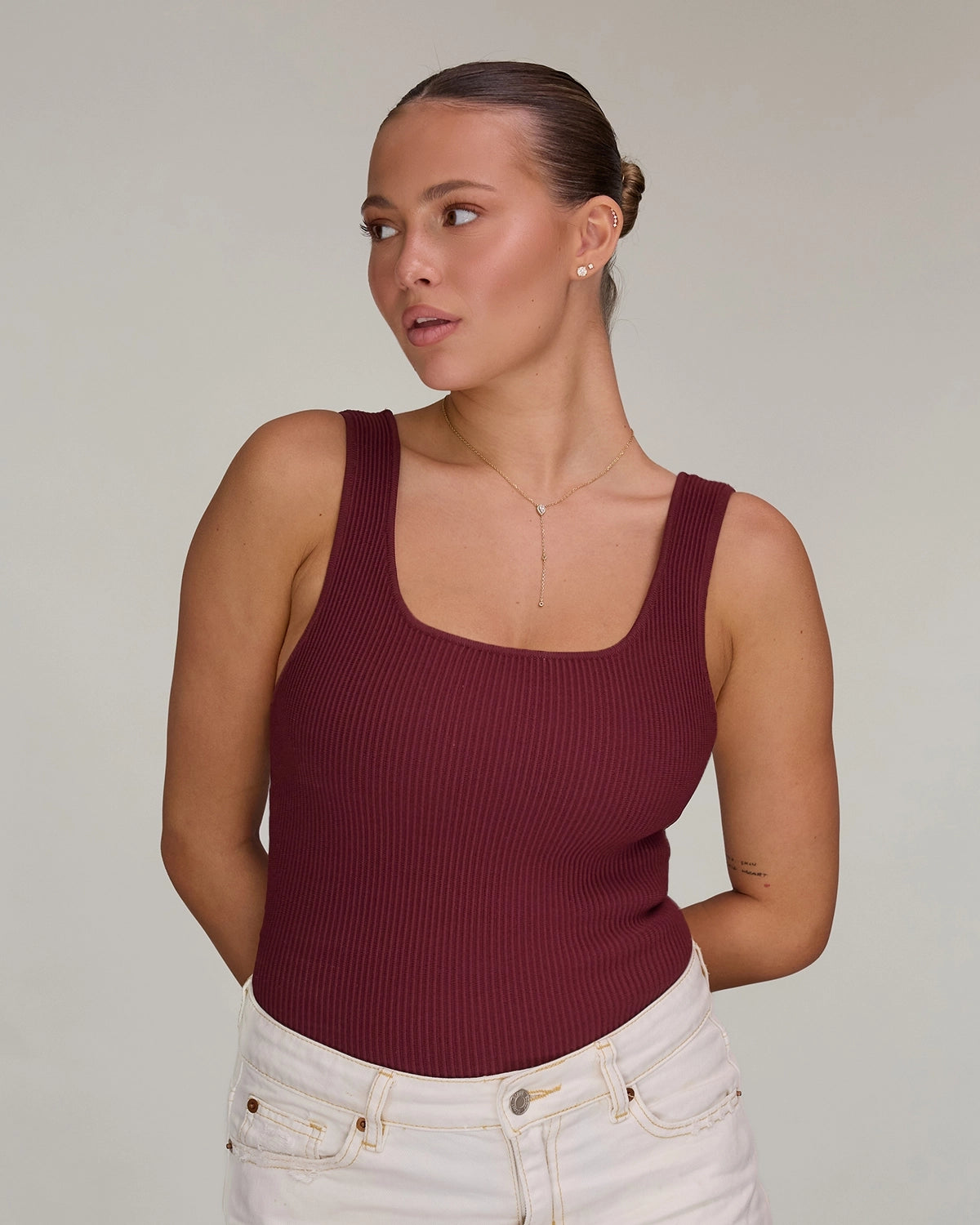 Tank Top in Burgundy