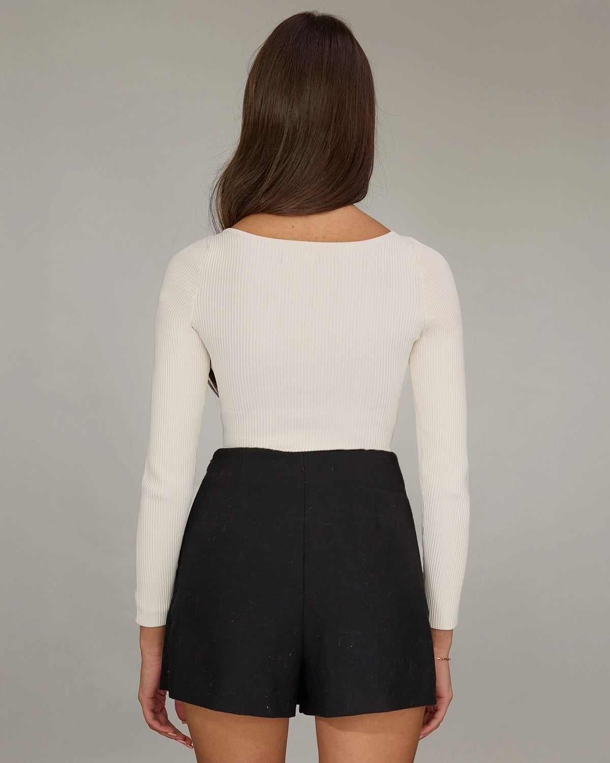 Long Sleeve Top in Pearl, photo 5