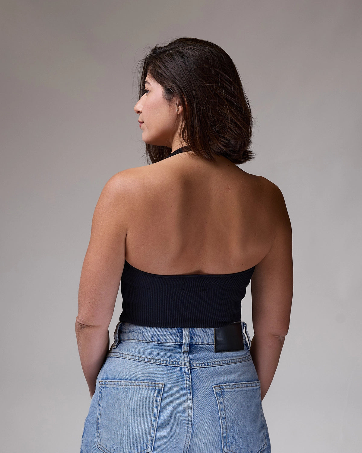 Halter Top in Black, photo 8