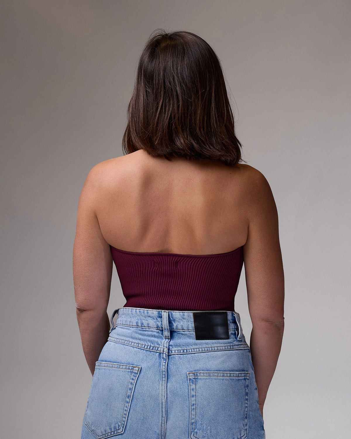 Halter Top in Burgundy, photo 10