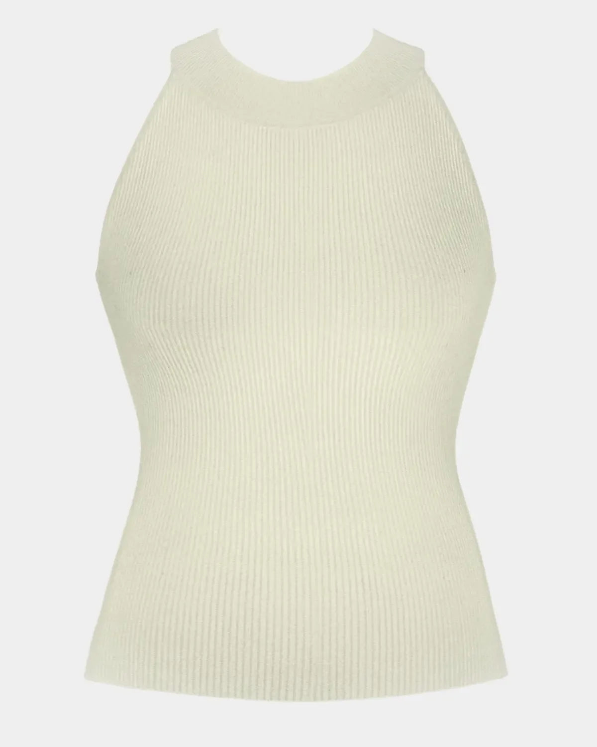 High Neck Top | Pearl